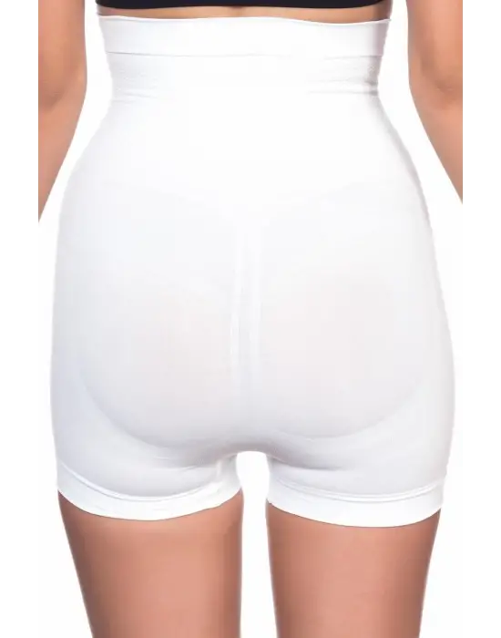 ieg™ Beyaz MI  2055 Yüksek Bel Masajlı Boxer Korse