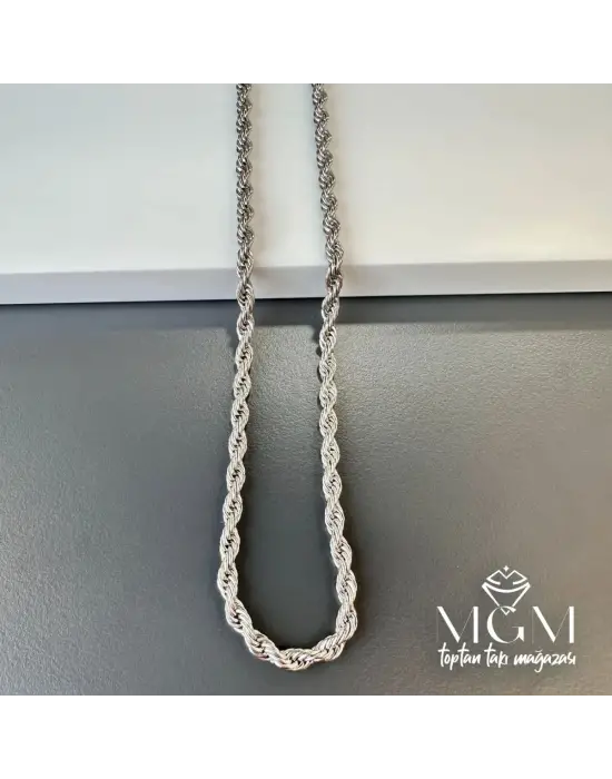 IEG - Çelik Burgu Halat Zincir 4 Mm