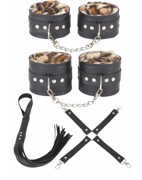 ieg™ Deri Leoparlı 4lü Harness Set
