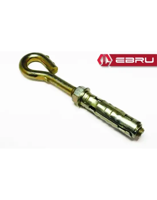 ieg™ Ebru Gömlekli Kancalı Kapalı Çelik Dübel M10 - 5 Adet