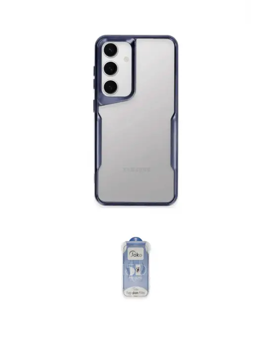 ieg™ Galaxy A05S Kılıf Akış Çizgi Koleksiyonu - Siyah Joko Magic 5D Cam