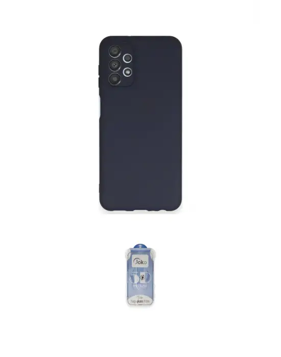 ieg™ Galaxy A13 4G Kılıf Kozmos Yansıma Özel Seri - Siyah Joko Magic 5D Cam