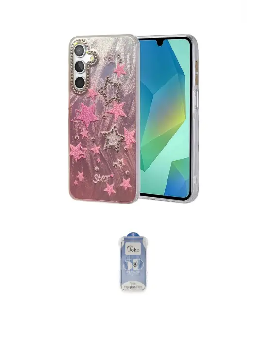 ieg™ Galaxy A14 4G Kılıf Zirve Modern Prime - Siyah Joko Magic 5D Cam