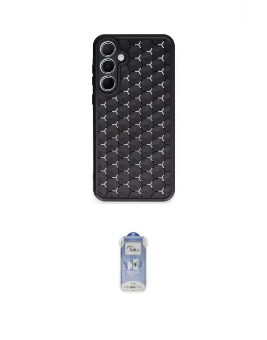 ieg™ Galaxy A15 4G Kılıf Zirve Form - Siyah Joko Magic 5D Cam