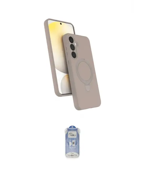 ieg™ Galaxy A25 5G Kılıf İz Işık Koleksiyonu - Siyah Joko Magic 5D Cam