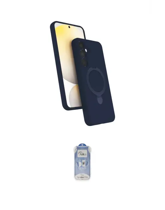 ieg™ Galaxy A25 5G Kılıf İz Işık Koleksiyonu - Siyah Joko Magic 5D Cam