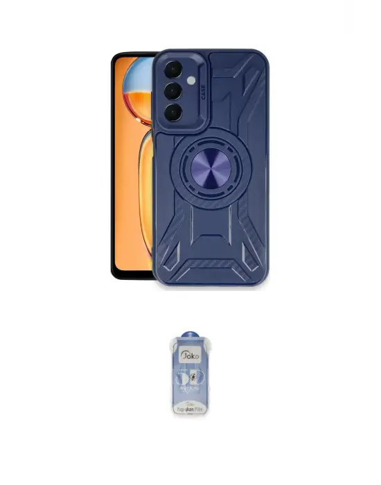 ieg™ Galaxy A25 5G Kılıf Nova Yansıma Prime - Siyah Joko Magic 5D Cam