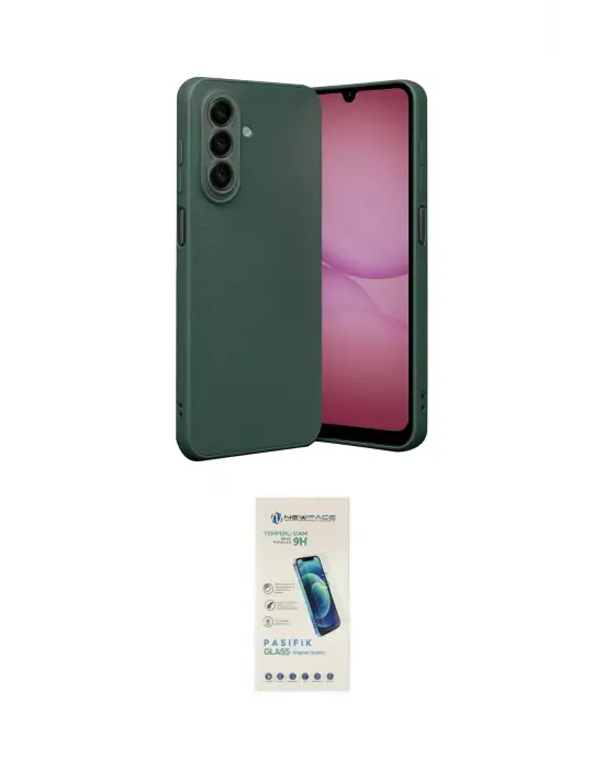 ieg™ Galaxy A37 5G Kılıf Nova Işık - Şeffaf Pasifik Cam Ekran Koruyucu