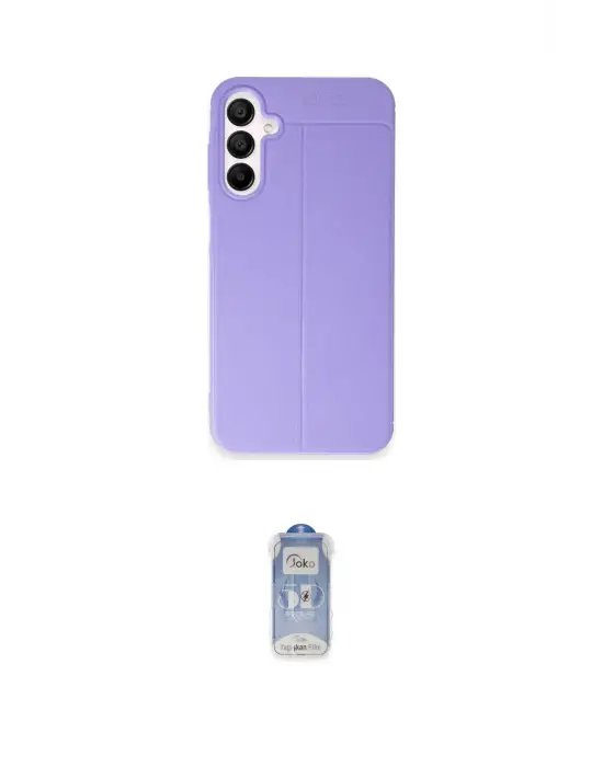 ieg™ Galaxy A55 5G Kılıf Doruk Klasik Özel Seri - Siyah Joko Magic 5D Cam