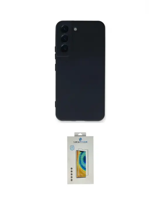 ieg™ Galaxy S22 Plus Kılıf Ahenk Serisi - Şeffaf Polymer Nano Ekran Koruyucu
