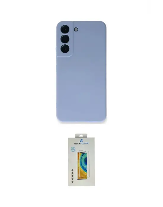 ieg™ Galaxy S22 Plus Kılıf Ahenk Serisi - Şeffaf Polymer Nano Ekran Koruyucu