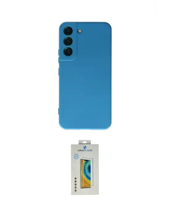 ieg™ Galaxy S22 Plus Kılıf Ahenk Serisi - Şeffaf Polymer Nano Ekran Koruyucu