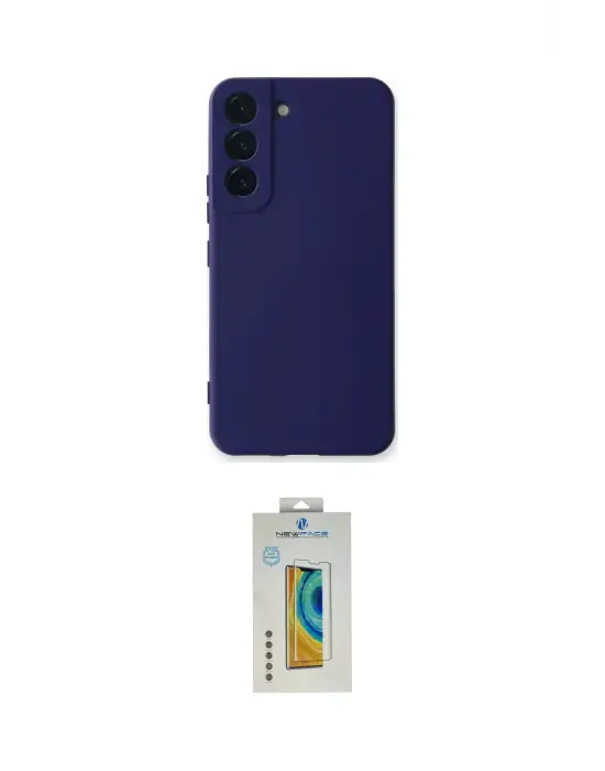 ieg™ Galaxy S22 Plus Kılıf Ahenk Serisi - Şeffaf Polymer Nano Ekran Koruyucu