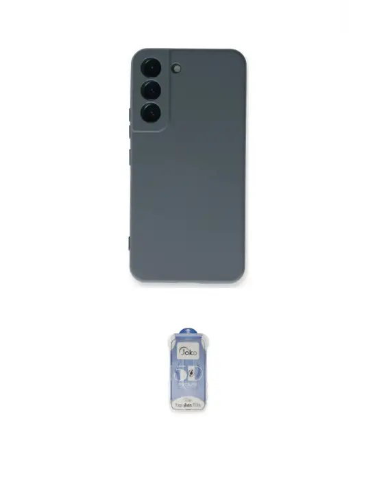 ieg™ Galaxy S23 Kılıf Ahenk Serisi - Siyah Joko Magic 5D Cam