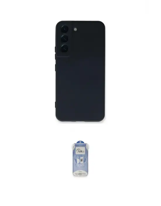 ieg™ Galaxy S23 Kılıf Ahenk Serisi - Siyah Joko Magic 5D Cam