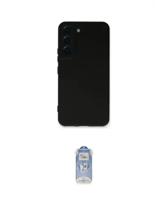 ieg™ Galaxy S23 Kılıf Ahenk Serisi - Siyah Joko Magic 5D Cam