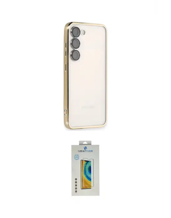 ieg™ Galaxy S23 Kılıf Vadi Minimal - Şeffaf Polymer Nano Ekran Koruyucu