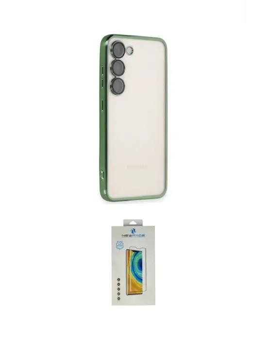 ieg™ Galaxy S23 Kılıf Vadi Minimal - Şeffaf Polymer Nano Ekran Koruyucu