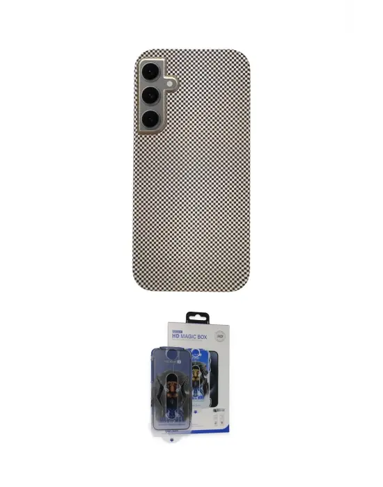 ieg™ Galaxy S24 Kılıf Eksen Prime - Siyah Vanessa Magic Cam