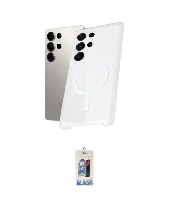 ieg™ Galaxy S25 Ultra Kılıf Kutup Minimal - Siyah Joko Magic 5D Cam