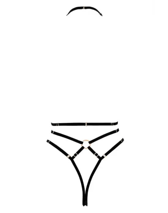 ieg™ Göğüs Detaylı Fantezi Siyah Harness