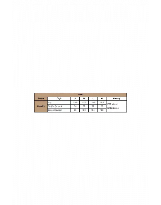 ieg™ Göğüs ve Sırt Dekolteli Dantelli ve Yırtmaçlı Saten Gecelik
