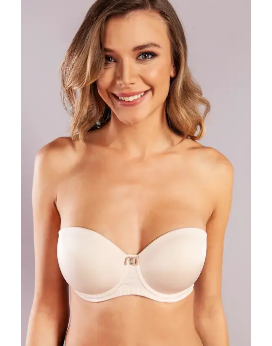 ieg™ Golshan Gabrıella Balconette Foam Cup Bra, Konforlu ve Şık Sütyen, Strapless