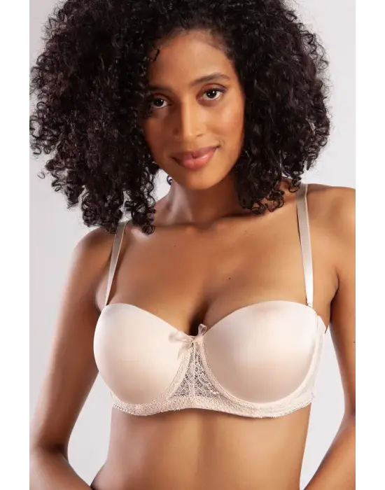 ieg™ Golshan Gala Push-Up Strapless Bra, Ten Konforlu ve Şık Sütyen, Strapless