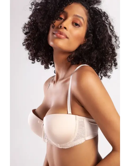 ieg™ Golshan Gala Push-Up Strapless Bra, Ten Konforlu ve Şık Sütyen, Strapless