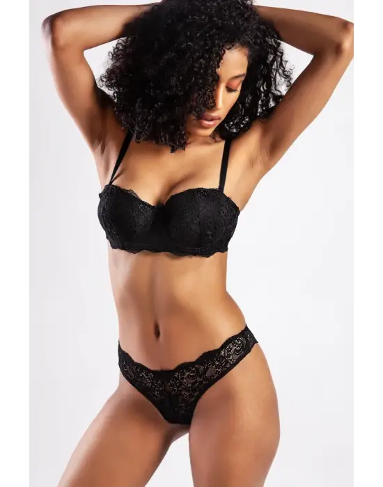 ieg™ Golshan G.ColorsPush Up Strapless Bra, Siyah Konforlu ve Şık Sütyen