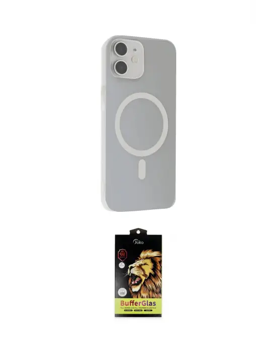 ieg™ iPhone 11 Kılıf Çekirdek Modern Prime - Siyah Buffer Cam Ekran Koruyucu