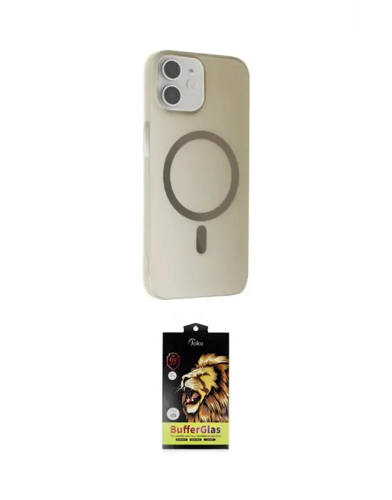 ieg™ iPhone 11 Kılıf Çekirdek Modern Prime - Siyah Buffer Cam Ekran Koruyucu