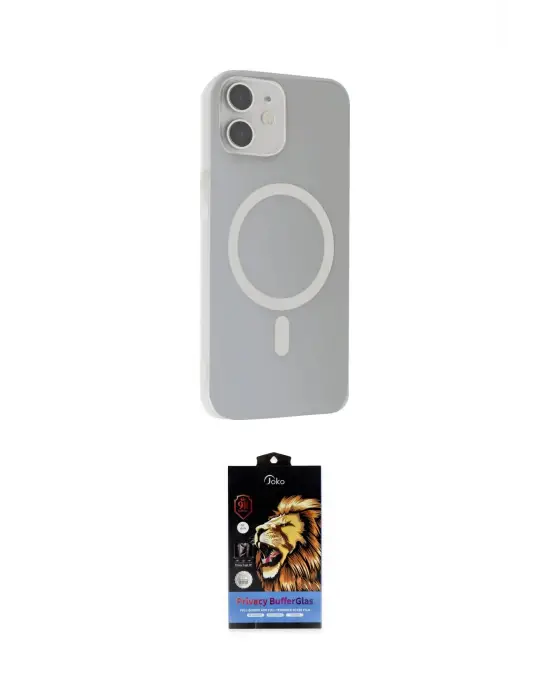 ieg™ iPhone 11 Kılıf Çekirdek Modern Prime - Siyah Buffer Hayalet Cam Ekran Koruyucu