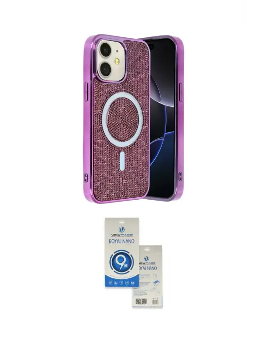 ieg™ iPhone 11 Kılıf Eksen Çizgi - Şeffaf Royal Nano Ekran Koruyucu