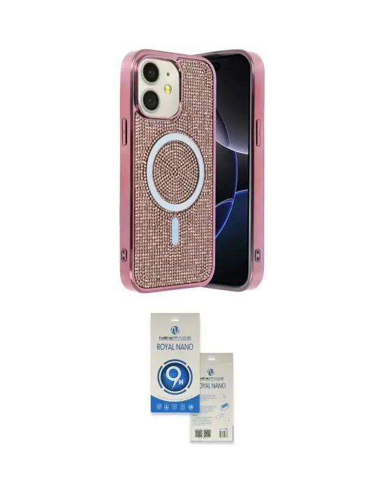 ieg™ iPhone 11 Kılıf Eksen Çizgi - Şeffaf Royal Nano Ekran Koruyucu