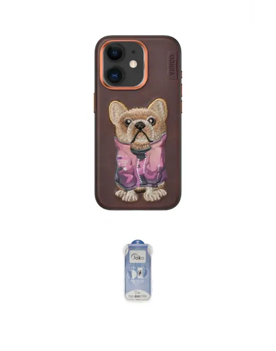 ieg™ iPhone 11 Kılıf İz Minimal Koleksiyonu - Siyah Joko Magic 5D Cam