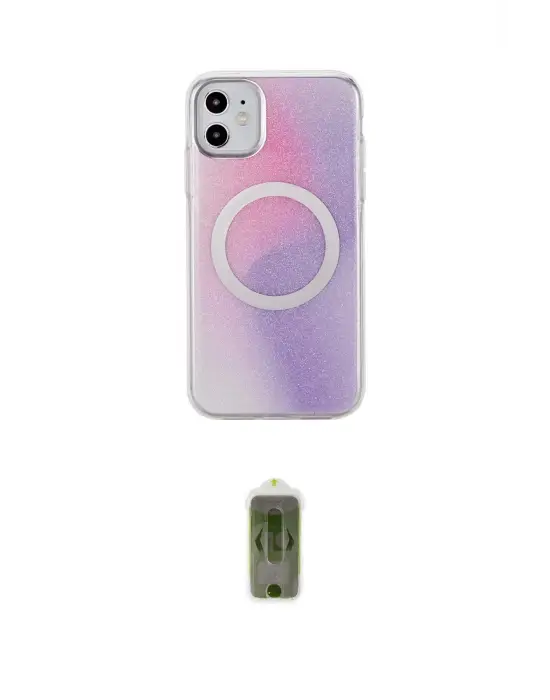 ieg™ iPhone 11 Kılıf Pusula Form - Siyah Joko Magic 5D Hayalet Cam