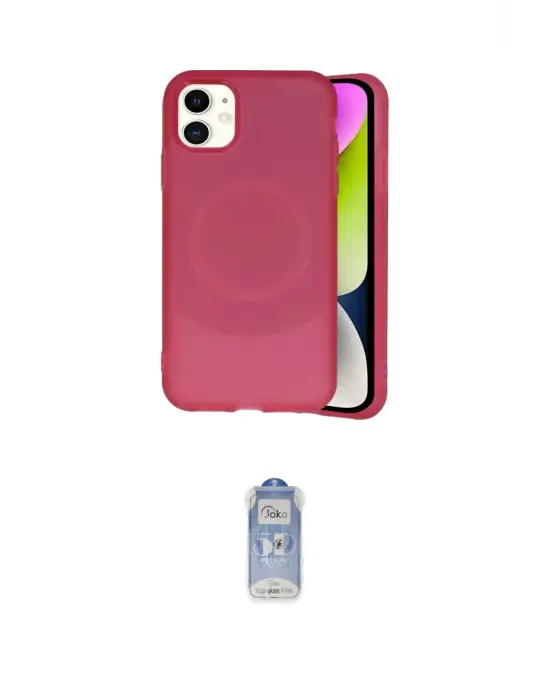 ieg™ iPhone 11 Kılıf Ufuk Serisi - Siyah Joko Magic 5D Cam