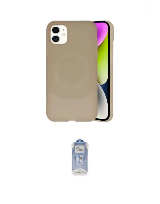 ieg™ iPhone 11 Kılıf Ufuk Serisi - Siyah Joko Magic 5D Cam