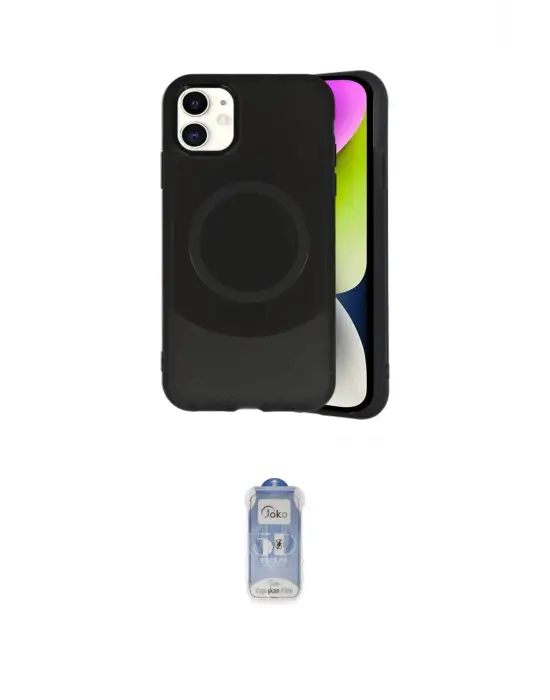 ieg™ iPhone 11 Kılıf Ufuk Serisi - Siyah Joko Magic 5D Cam