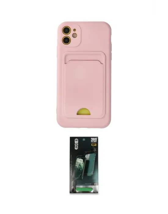 ieg™ iPhone 11 Kılıf Vadi Çizgi Prime - Şeffaf 360 Full Body Arka Koruyucu