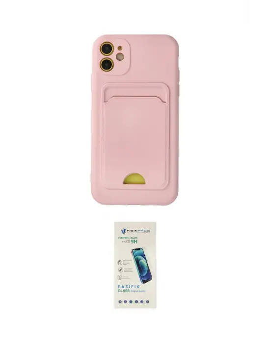 ieg™ iPhone 11 Kılıf Vadi Çizgi Prime - Şeffaf Pasifik Cam Ekran Koruyucu