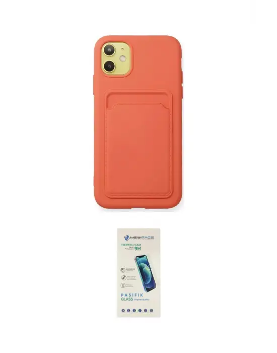 ieg™ iPhone 11 Kılıf Vadi Çizgi Prime - Şeffaf Pasifik Cam Ekran Koruyucu