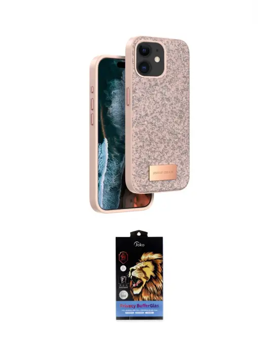 ieg™ iPhone 11 Kılıf Vadi Klasik Serisi - Siyah Buffer Hayalet Cam Ekran Koruyucu