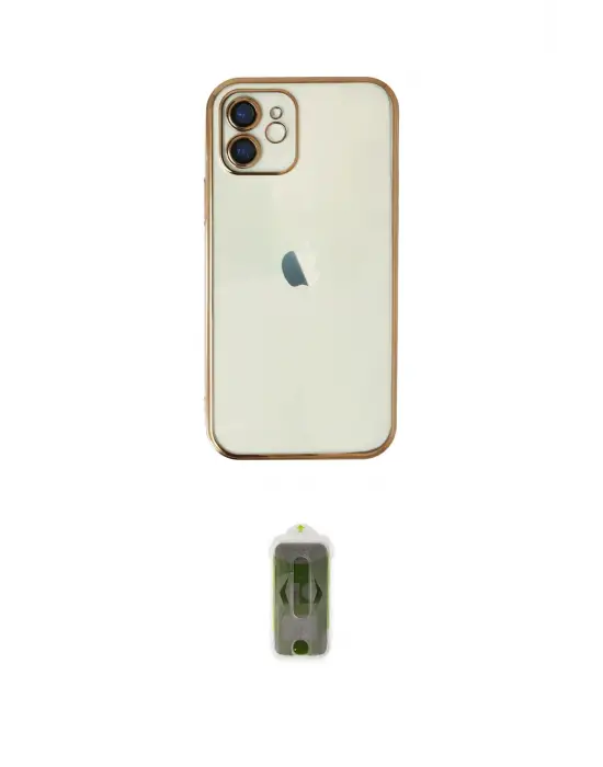 ieg™ iPhone 11 Kılıf Vadi Minimal - Siyah Joko Magic 5D Hayalet Cam