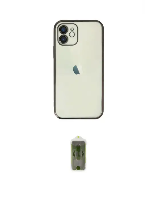 ieg™ iPhone 11 Kılıf Vadi Minimal - Siyah Joko Magic 5D Hayalet Cam