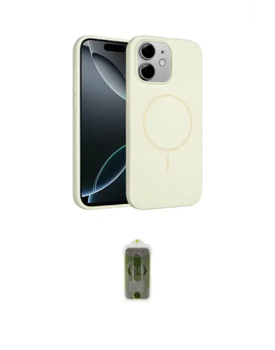 ieg™ iPhone 11 Kılıf Yankı Form Serisi - Siyah Joko Magic 5D Hayalet Cam