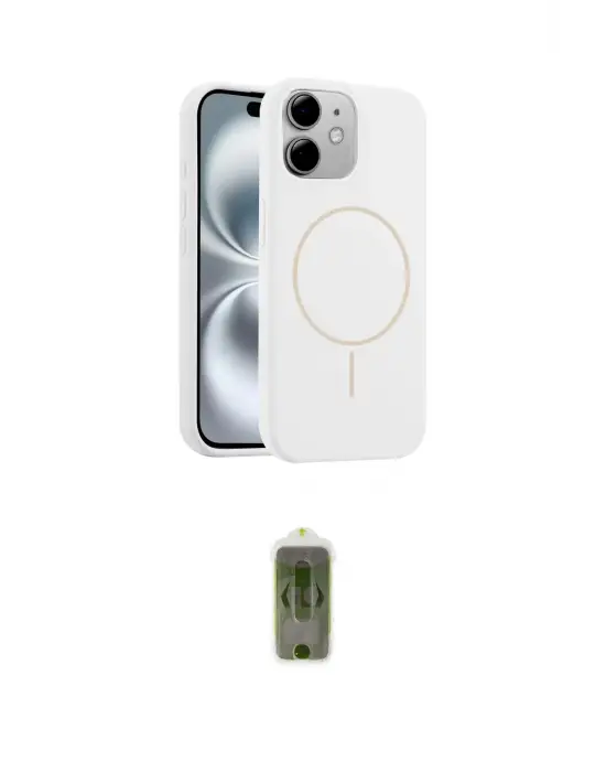 ieg™ iPhone 11 Kılıf Yankı Form Serisi - Siyah Joko Magic 5D Hayalet Cam
