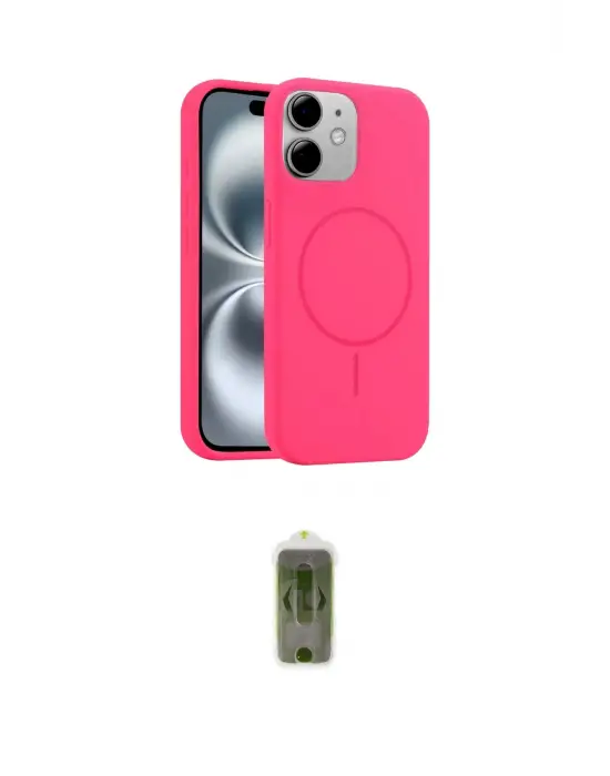 ieg™ iPhone 11 Kılıf Yankı Form Serisi - Siyah Joko Magic 5D Hayalet Cam