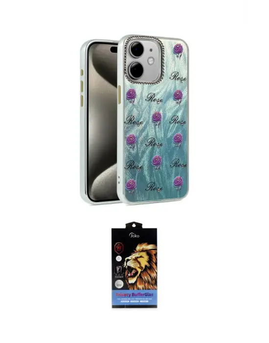 ieg™ iPhone 11 Kılıf Zirve Modern Prime - Siyah Buffer Hayalet Cam Ekran Koruyucu